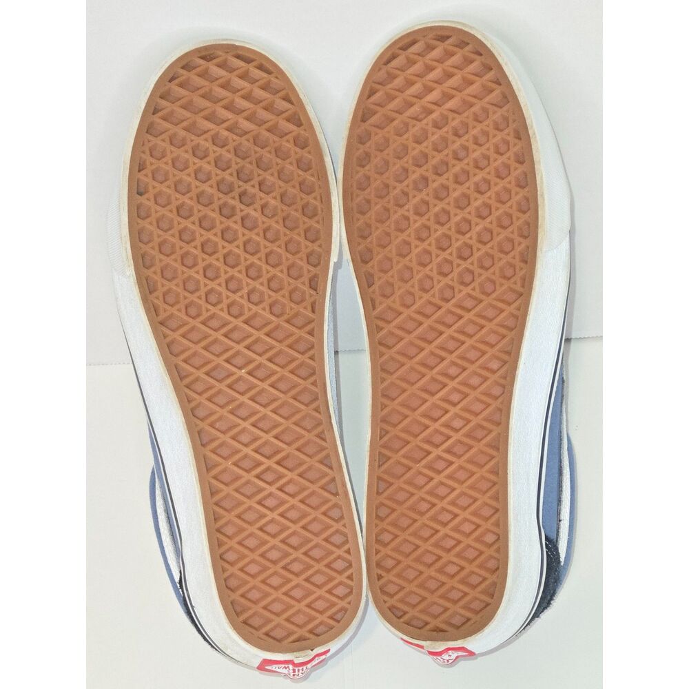 Vans Old Skool Sneakers | Navy Black Suede/Canvas | Size Men 8 Women 9.5 - Picture 6 of 8